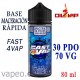 BASE 80ML 30PDO 70VG MACERACION RAPIDA FAST 4VAP