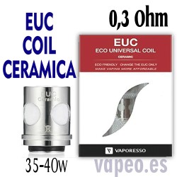 EUC 0.3Ω CERAMIC COIL VAPORESSO