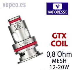 GTX Mesh 0,8  COIL  VAPORESSO (Unidad)