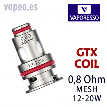 GTX Mesh 0,8  COIL  VAPORESSO (Unidad)