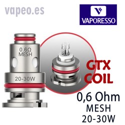 GTX Mesh 0,6  COIL  VAPORESSO (Unidad)